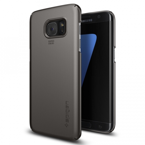 Spigen Galaxy S7 Edge Case Thin Fit-Gunmetal
