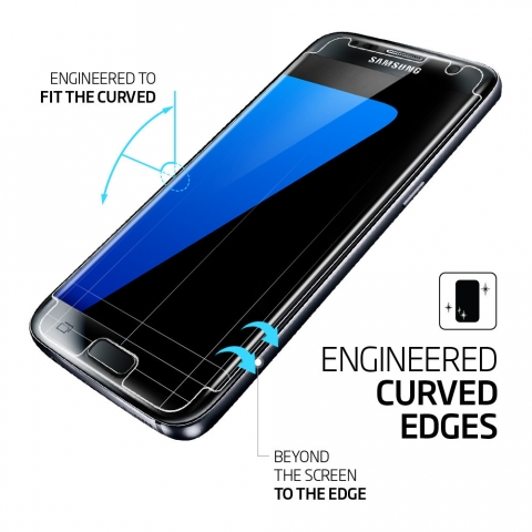 Spigen Galaxy S7 Curved Crystal HD Ekran Koruyucu Film