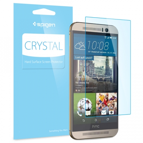 Spigen HTC One M9 Screen Protector Crystal (3 Adet n Ekran Koruyucu Film)