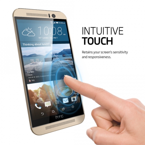 Spigen HTC One M9 Screen Protector Crystal (3 Adet n Ekran Koruyucu Film)