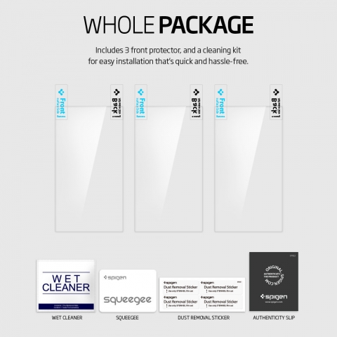 Spigen HTC One M9 Screen Protector Crystal (3 Adet n Ekran Koruyucu Film)