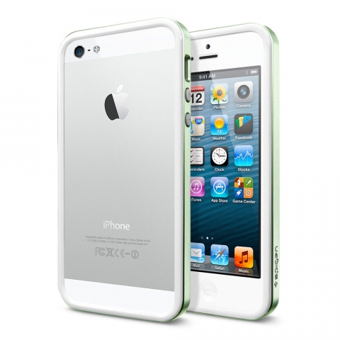 Spigen iPhone 5 / 5S Case Neo Hybrid EX -Metallic Green