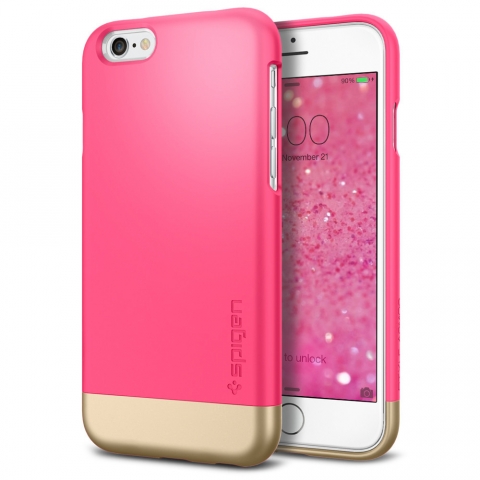 Spigen iPhone 6S / 6 Style Armor Klf-Azalea Pink