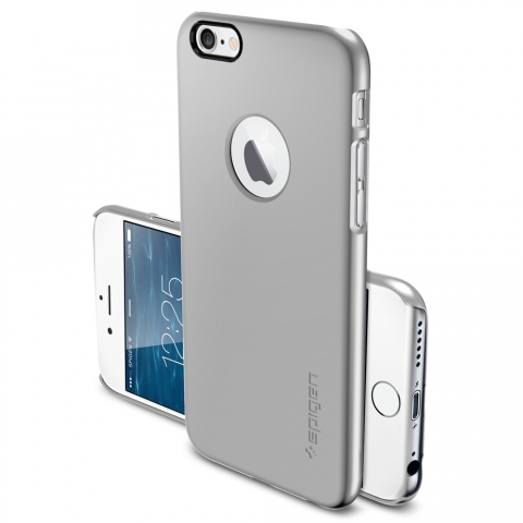 Spigen iPhone 6S / 6 Thin Fit A Klf-Satin Silver