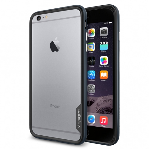 Spigen iPhone 6 Plus Case Neo Hybrid EX (5.5) Klf-Metal Slate