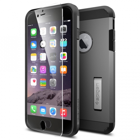 Spigen iPhone 6 Plus Case Tough Armor FX-Gun Metal