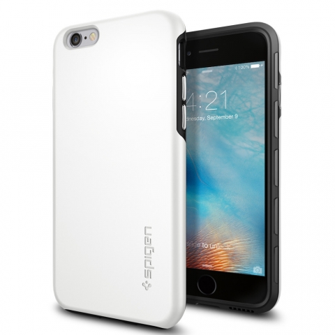 Spigen iPhone 6S / 6 Thin Fit Hybrid Klf-White