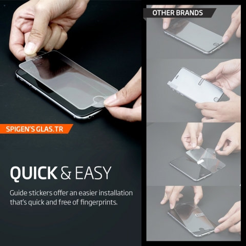 Spigen iPhone 6S/6 Plus Screen Protector GLAS.tR SLIM Cam Ekran Koruyucu