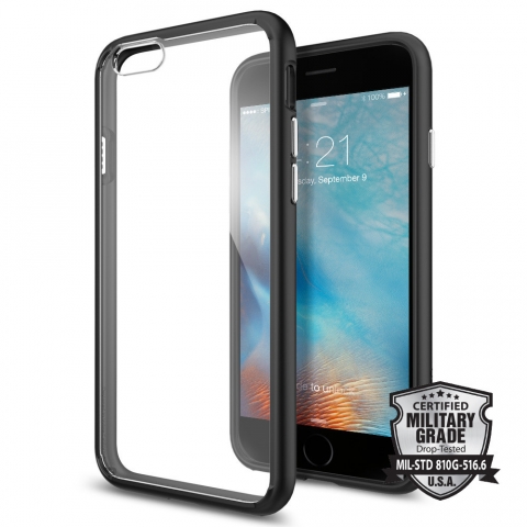 Spigen iPhone 6s / 6 Ultra Hybrid (MIL-STD-810G) Klf-Black