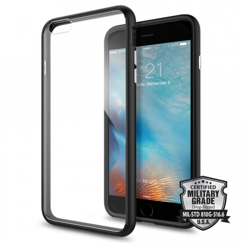 Spigen iPhone 6S Plus / 6 Plus Ultra Hybrid (MIL-STD-810G) Klf-Black