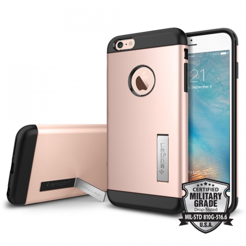 Spigen iPhone 6 / 6S Plus Slim Armor (MIL-STD-810G) Klf-Rose Gold