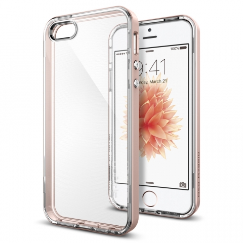 Spigen iPhone SE/5S/5 Neo Hybrid Crystal Klf-Rose Gold