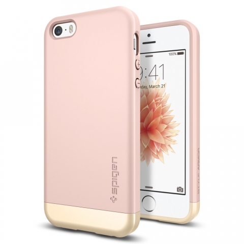 Spigen iPhone SE/5S/5 Style Armor-Rose Gold