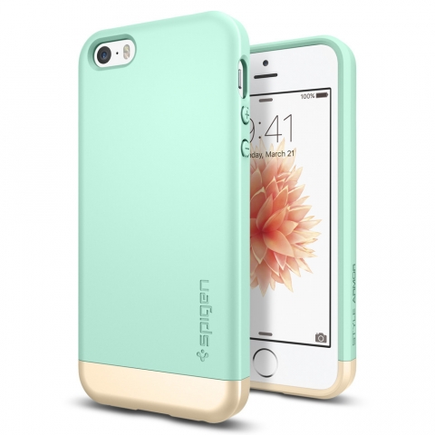 Spigen iPhone SE/5S/5 Style Armor-Mint