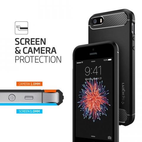 Spigen iPhone 5S/SE/5 Rugged Armor Klf