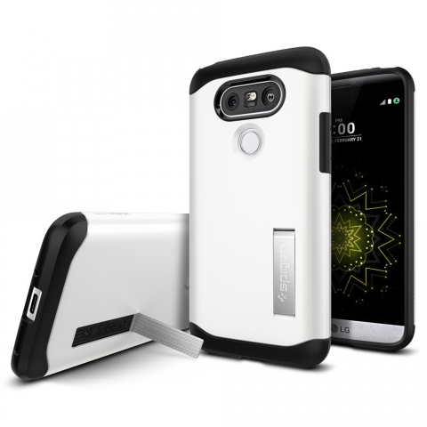 Spigen LG G5 Slim Armor K�l�f-Shimmery White