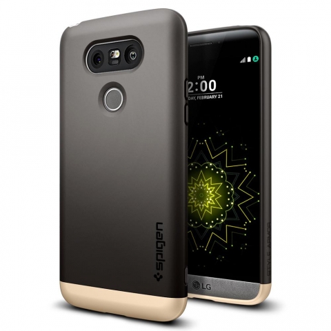 Spigen LG G5 Style Armor-Gunmetal