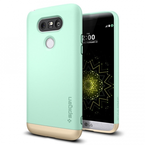 Spigen LG G5 Style Armor-Mint