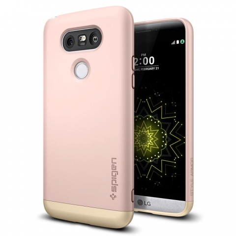 Spigen LG G5 Style Armor-Rose Gold