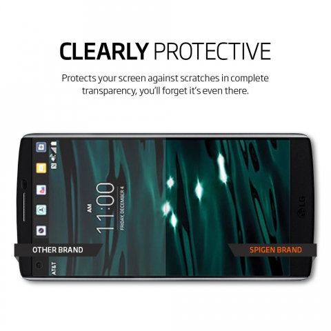 Spigen LG V10 Screen Protector Crystal