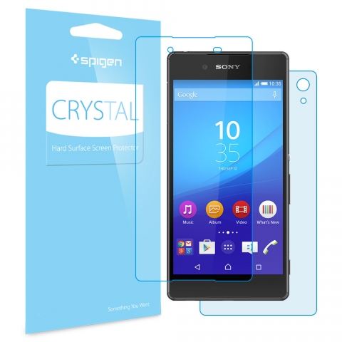 Spigen Sony Xperia Z3+/Z4 Screen Protector Crystal (2 n ve 1 Arka Ekran Filmi)