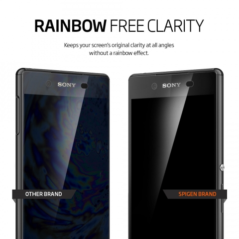 Spigen Sony Xperia Z3+/Z4 Screen Protector Crystal (2 n ve 1 Arka Ekran Filmi)