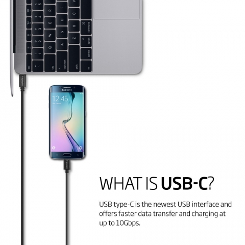 Spigen USB-C Connector to Micro USB Cable