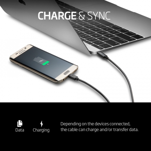 Spigen USB-C Connector to Micro USB Cable