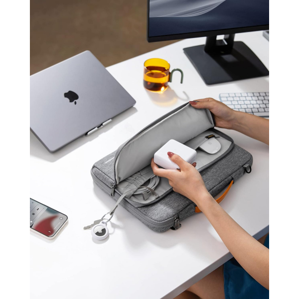 tomtoc 360 MacBook Air/Pro M1/M2 Uyumlu Askl Laptop antas(13 in)-Gray