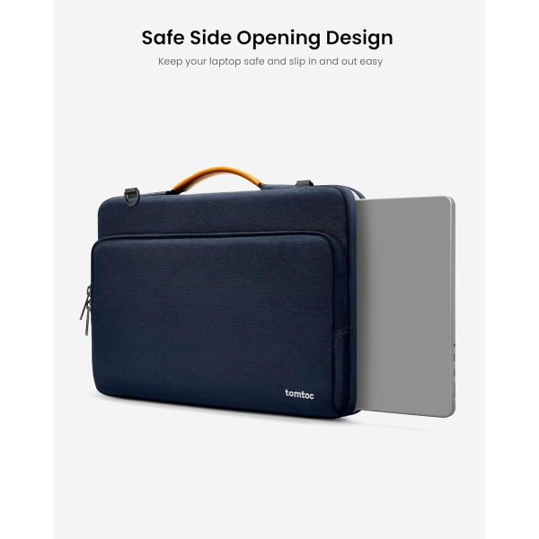 tomtoc 360 MacBook Air/Pro M1/M2 Uyumlu Askl Laptop antas(16 in)-Navy Blue