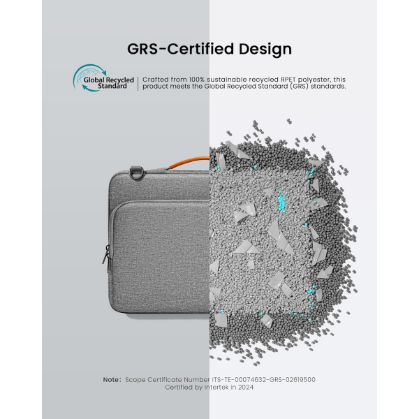 tomtoc 360 MacBook Air/Pro M1/M2 Uyumlu Askl Laptop antas(16 in)-Gray