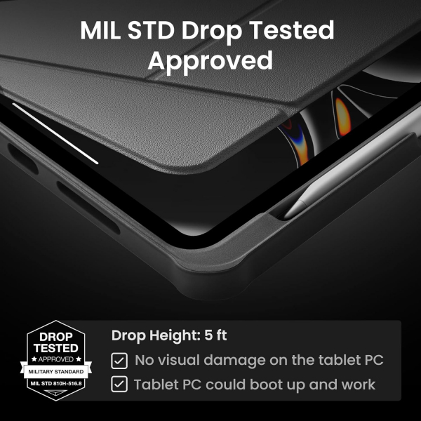 tomtoc Apple iPad Pro M4 Inspire-Pivot Klf (11 in)