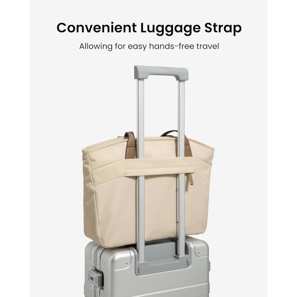 tomtoc Versatile-T23 Tote Laptop antas (15-16 in)-Khaki 