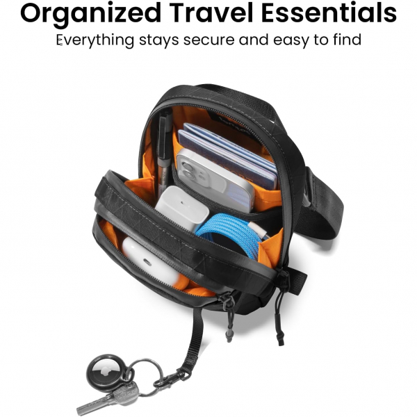 tomtoc Aviator-T37 X-Pac Askl RFID Seyahat antas-Black