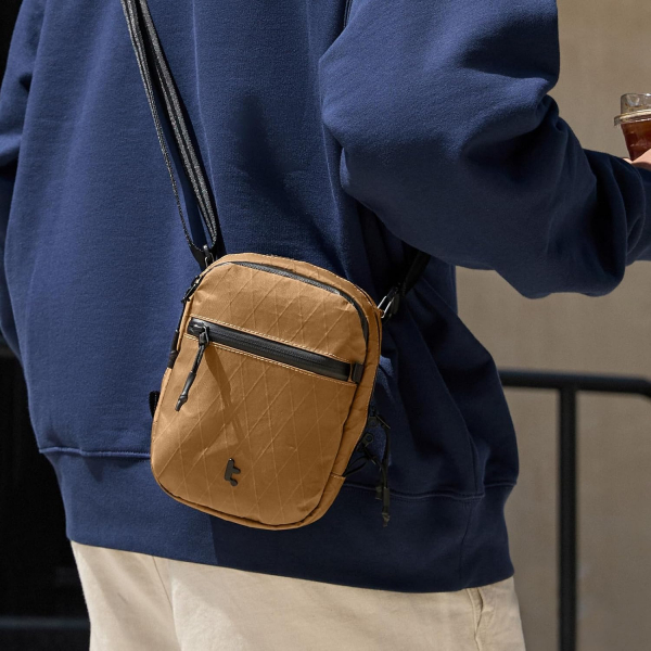 tomtoc Aviator-T37 X-Pac Askl RFID Seyahat antas-Brown
