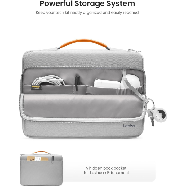 tomtoc Defender A14 Laptop �antas� (13.5/14.4 in�)-Gray