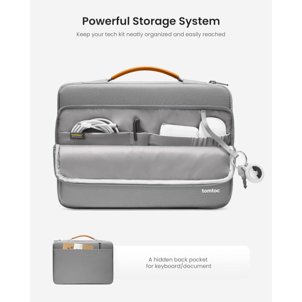 tomtoc Defender A14 Laptop �antas� (13 in�)-Dark Gray