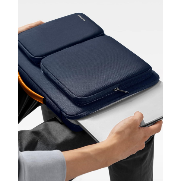 tomtoc Defender A42 Laptop Omuz �antas� (14 �n�)-Dark Blue