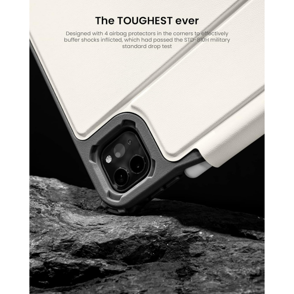 tomtoc Detachable Ultra iPad Pro Klf (11 in)-White
