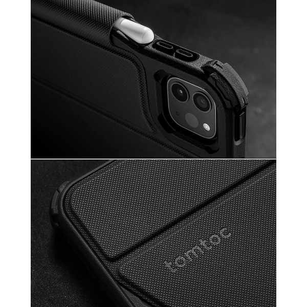 tomtoc Detachable Ultra iPad Pro Klf (11 in)-Diamond Black
