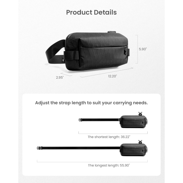 tomtoc EDC Nintendo Switch Omuz antas-X-Pac