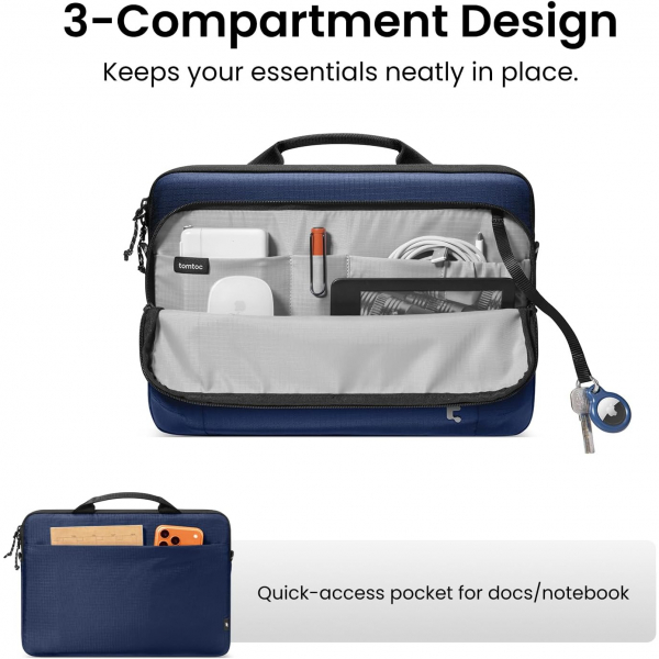 tomtoc Essence A34 Laptop �antas� (13 in�)-Navy Blue