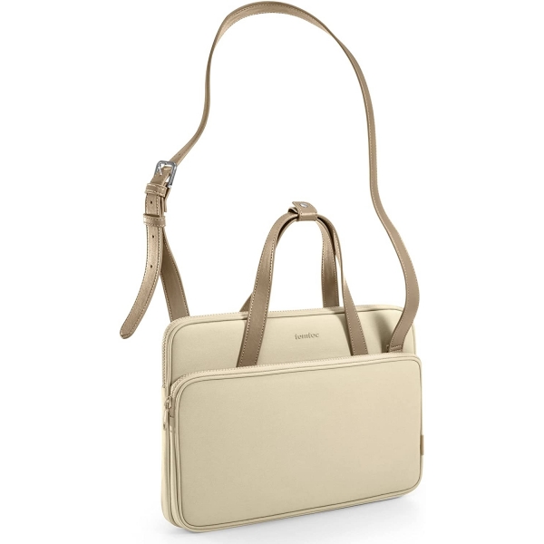 tomtoc A12 Laptop Omuz antas (13-14 in) -Beige