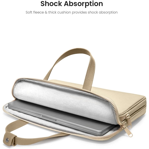 tomtoc A12 Laptop Omuz antas (13-14 in) -Beige