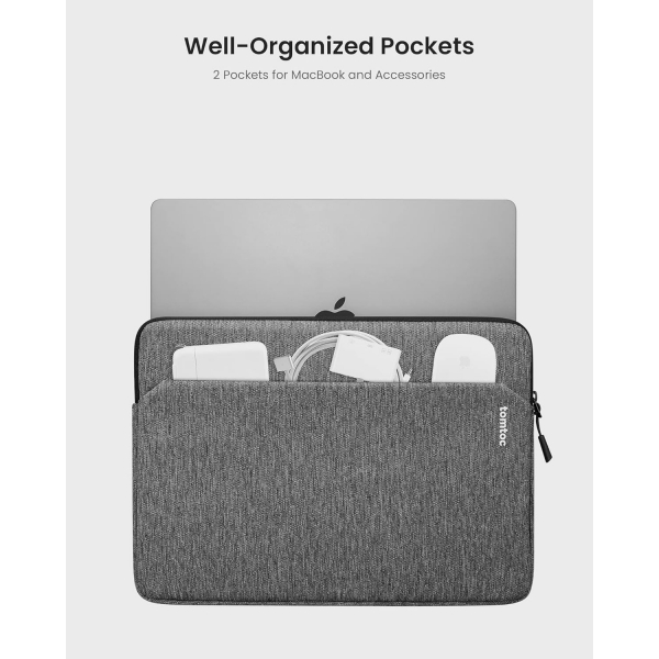 tomtoc Light A18 Slim Laptop �antas� (15 in�)-Dark Gray