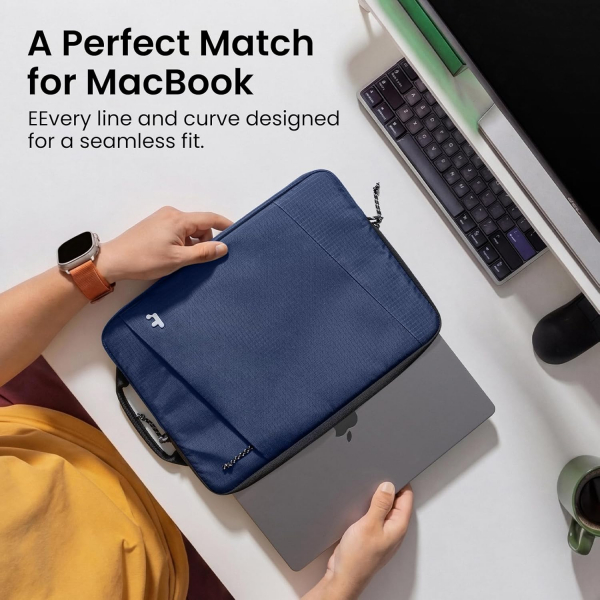 tomtoc 360 koruyucu laptop �antas� (14in�)-Navy Blue