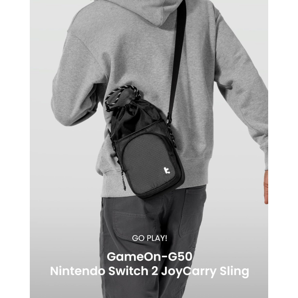 tomtoc Nintendo Switch 2 Askl apraz anta-Black