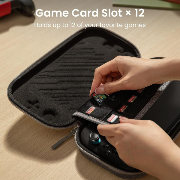 tomtoc Nintendo Switch 2 Uyumlu Askl anta-Gray