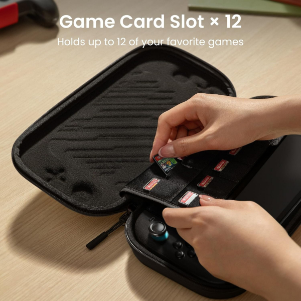 tomtoc Nintendo Switch 2 Uyumlu Askl anta-Black