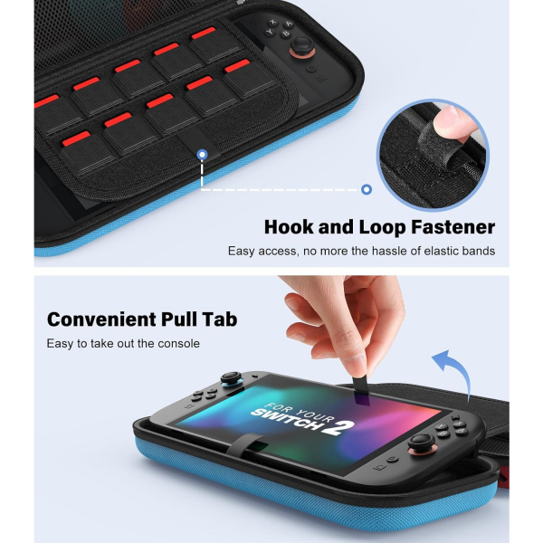 MoKo Nintendo Switch 2 Uyumlu anta-Red